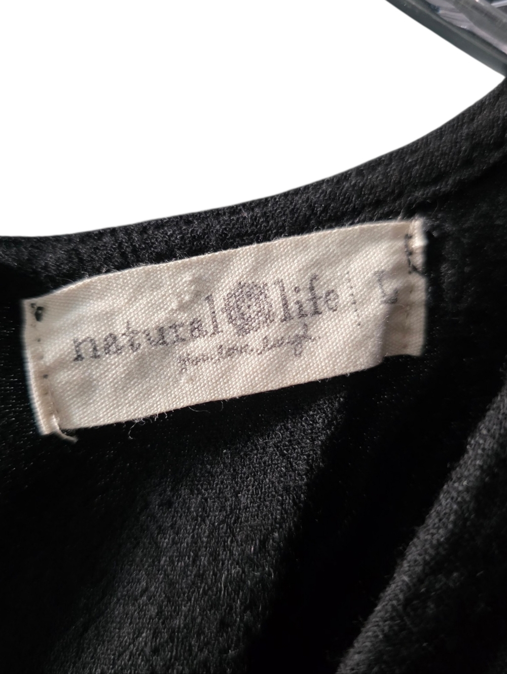 NATURAL LIFE Avery Wide Leg Jumpsuit In Black Size Large Oversized - Picture 2 of 12
